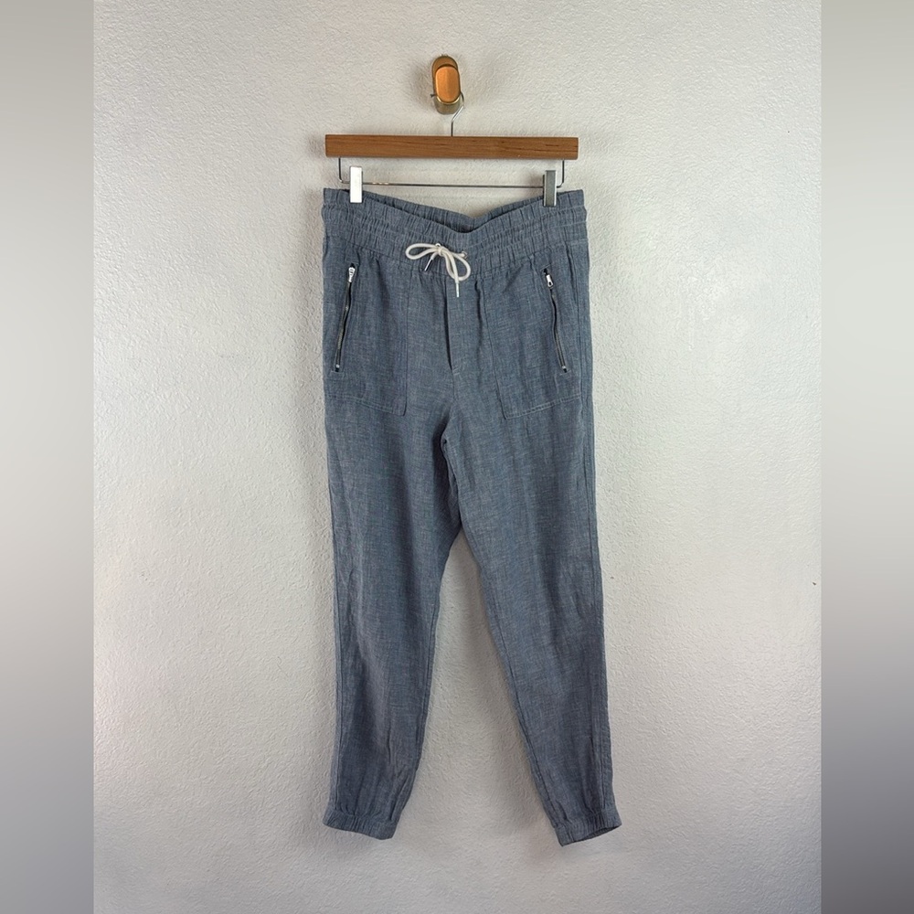 Athleta Cabo Linen Jogger Pant 10 - Picture 3 of 9